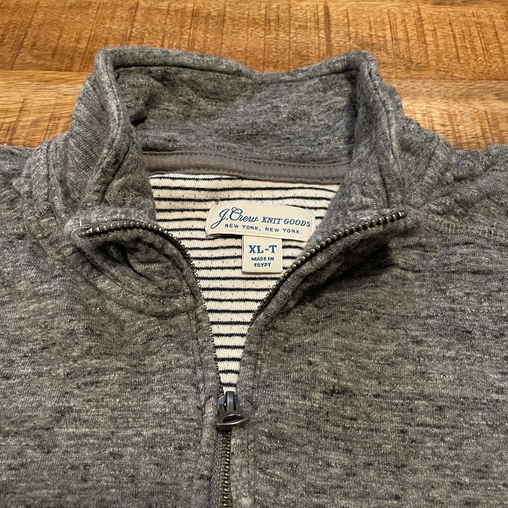 J. Crew Double Knit Half-Zip Pullover - Picture 4 of 6